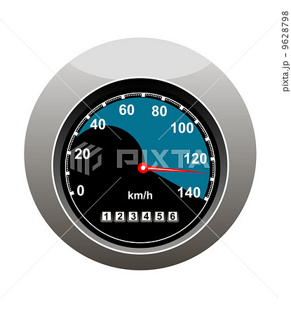 Car speedometer showing someone speeding 9628798
