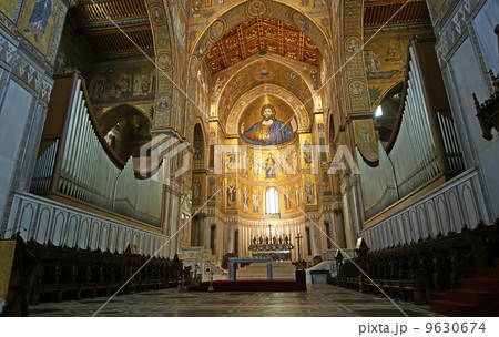The Christ Pantokrator. Cathedral-Basilica of Monreale 9630674