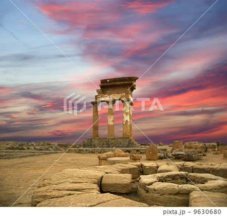 Ancient Greek Temple of the Dioscuri (V-VI century BC) 9630680