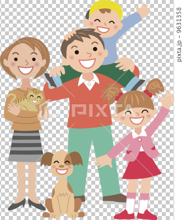 Family Four Person Family Pet Shoulder Car 9631358