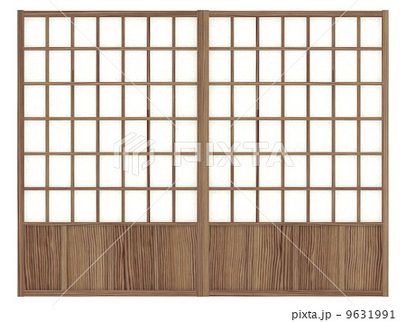 障子戸　茶色 9631991