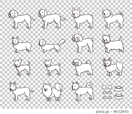 イヌのセット 9632643