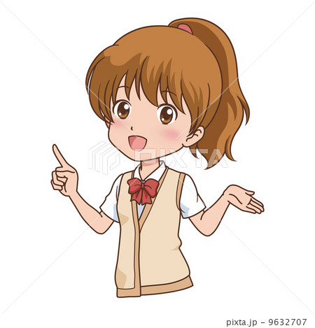 女の子/案内 9632707
