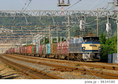 EF66 52牽引　貨物列車 9634580