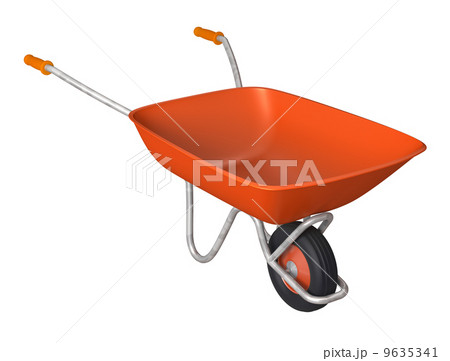 Red wheelbarrow 9635341