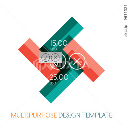 Business stripes presentation design template Business stripes presentation design template 9635525