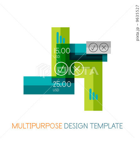 Business stripes presentation design template Business stripes presentation design template 9635527