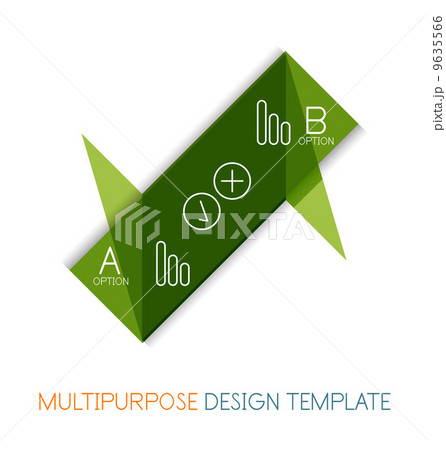 Transparent geometric shaped infographic templates 9635566