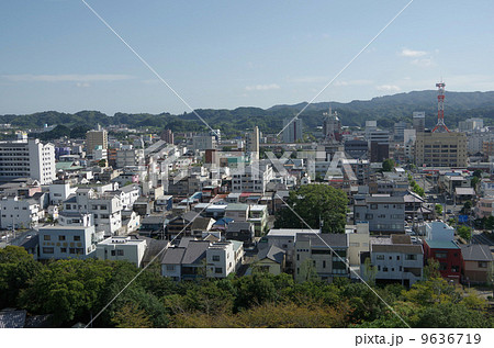 掛川市街（掛川城より） 9636719