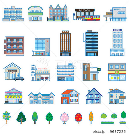 様々な建物 9637226
