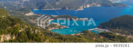 Paleokastritsa on the Greek island of Corfu 9639261