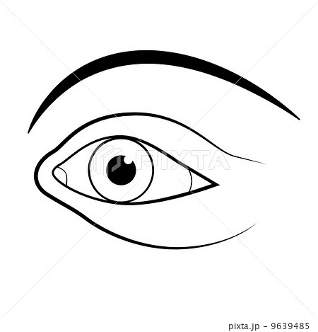 Abstract Vector Human Eye Illustration 9639485