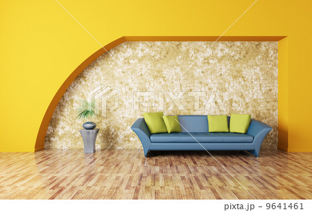 Interior with sofa Interior with sofa 9641461
