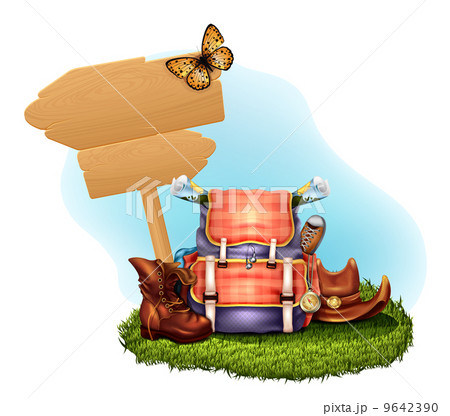 Vector Realistic Tourism Set 9642390