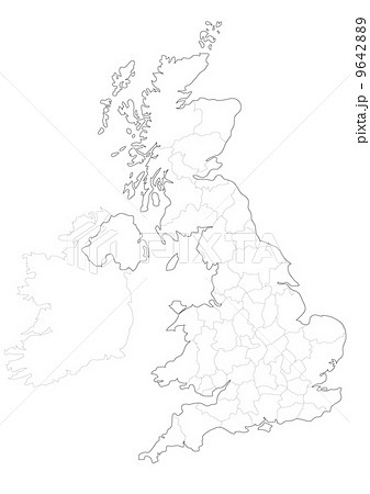 イギリスの地図