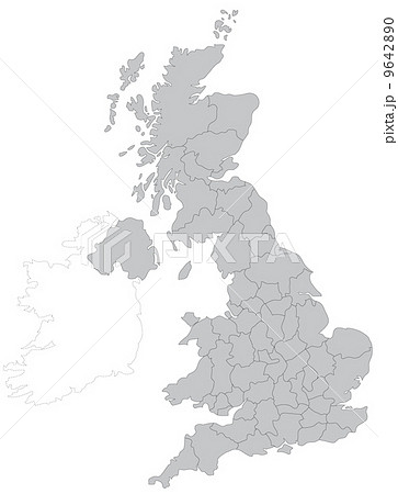 イギリスの地図のイラスト素材 964