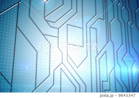 Circuit board on futuristic background Circuit board on futuristic background 9643347