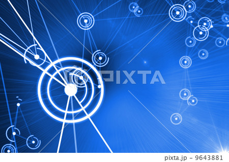 Futuristic glowing circles Futuristic glowing circles 9643881