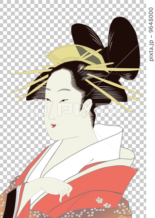 Tori Takashi Sakaechang beautiful figure Ukiyo-e image Tori Takashi Sakaechang beautiful figure Ukiyo-e image 9648000