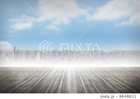 Cityscape on the horizon 9648651