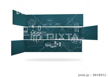 Brainstorm on abstract screen 9648652