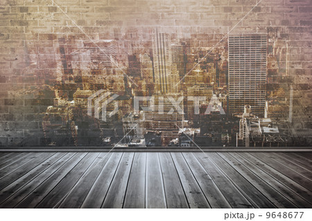 City scene in a room 9648677