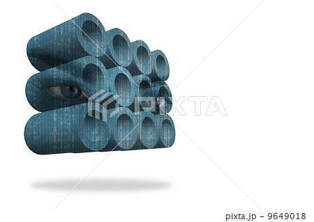 Eyes on abstract screen Eyes on abstract screen 9649018