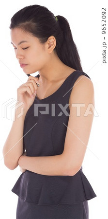Thinking businesswoman Thinking businesswoman 9652092
