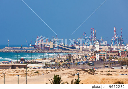 Ashdod seaport view. 9652282