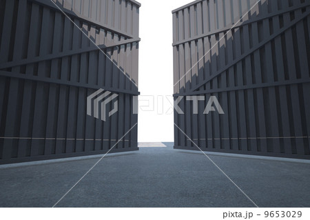 Large doors opening to light Large doors opening to light 9653029