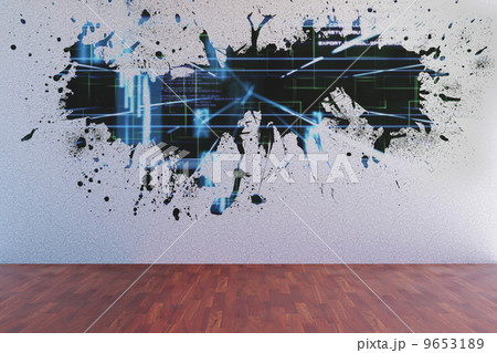 Splash showing technology interface 9653189