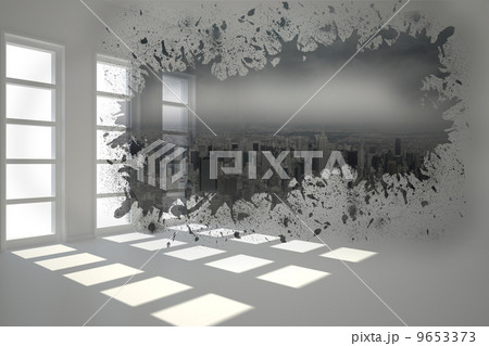 Splash showing cityscape Splash showing cityscape 9653373