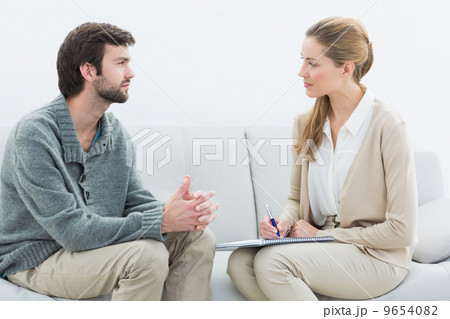 Young man in meeting with a financial adviser Young man in meeting with a financial adviser 9654082