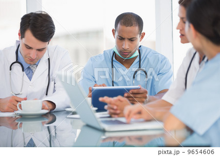 Doctors in a meeting at hospital 9654606
