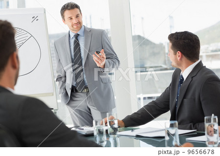 Business people in office at presentation 9656678