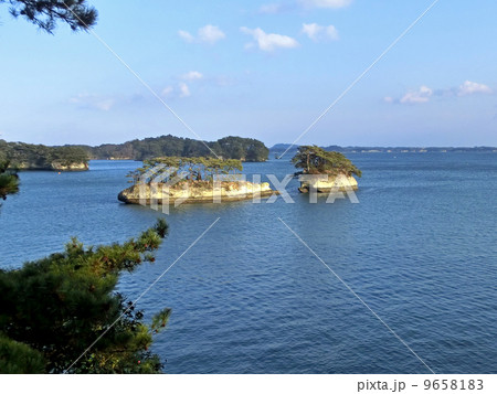 宮城県の松島(双子島) 宮城県の松島(双子島) 9658183