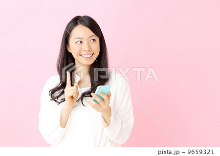 女性・ピンクバック 9659321