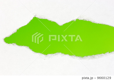 Torn paper with green space 9660129