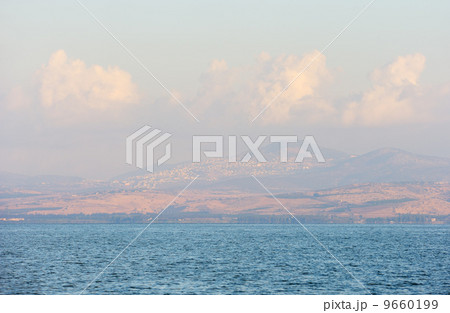 Lake Kinneret at dawn 9660199
