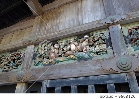 日光東照宮・三猿 9663120