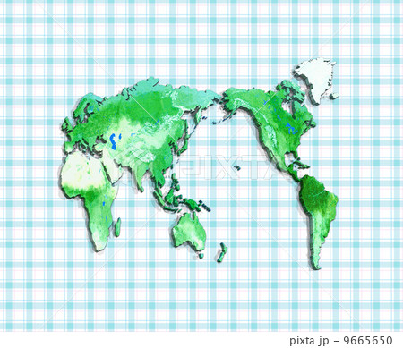 緑の世界地図とテーブルクロス 緑の世界地図とテーブルクロス 9665650