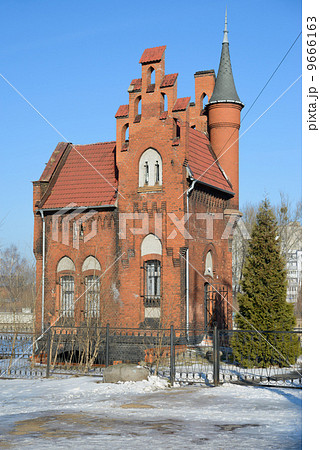 Home of Baron Munchausen in Kaliningrad. Russia 9666163