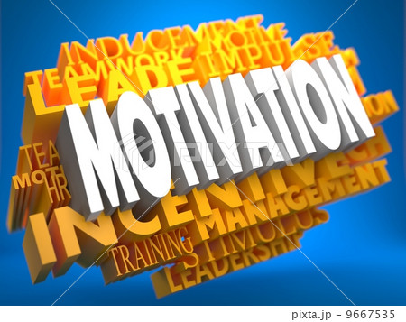 Motivation - Wordcloud Concept. 9667535