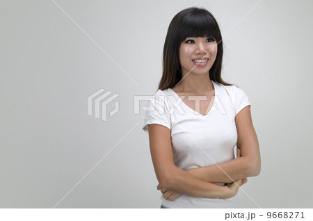 casual asian girl casual asian girl 9668271