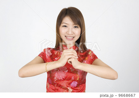 chinese new year girl 9668667
