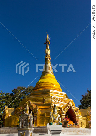 Pagoda of north thai style at waing haeng, Thailand 9668685