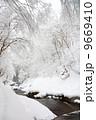 冬の作山川 9669410