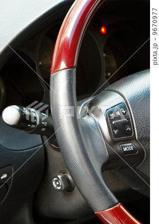 Interior details of a luxury car 9670977