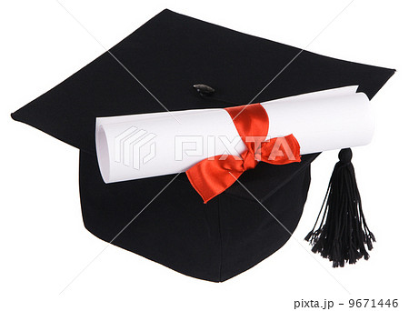 Black graduation cap Black graduation cap 9671446