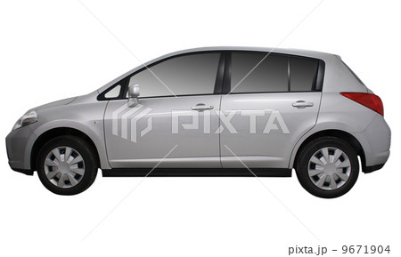 Grat metallic car isolated on white 9671904